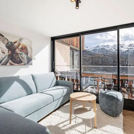 Apartman App D'exception 8pers, 66 M2, Plein Sud, Confort, Sauna, Au Calme, Renovation 2024 Val Thorens
